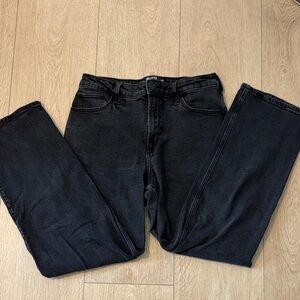 Hollister Vintage Stretch Ultra High-Rise Dad Jeans - Black